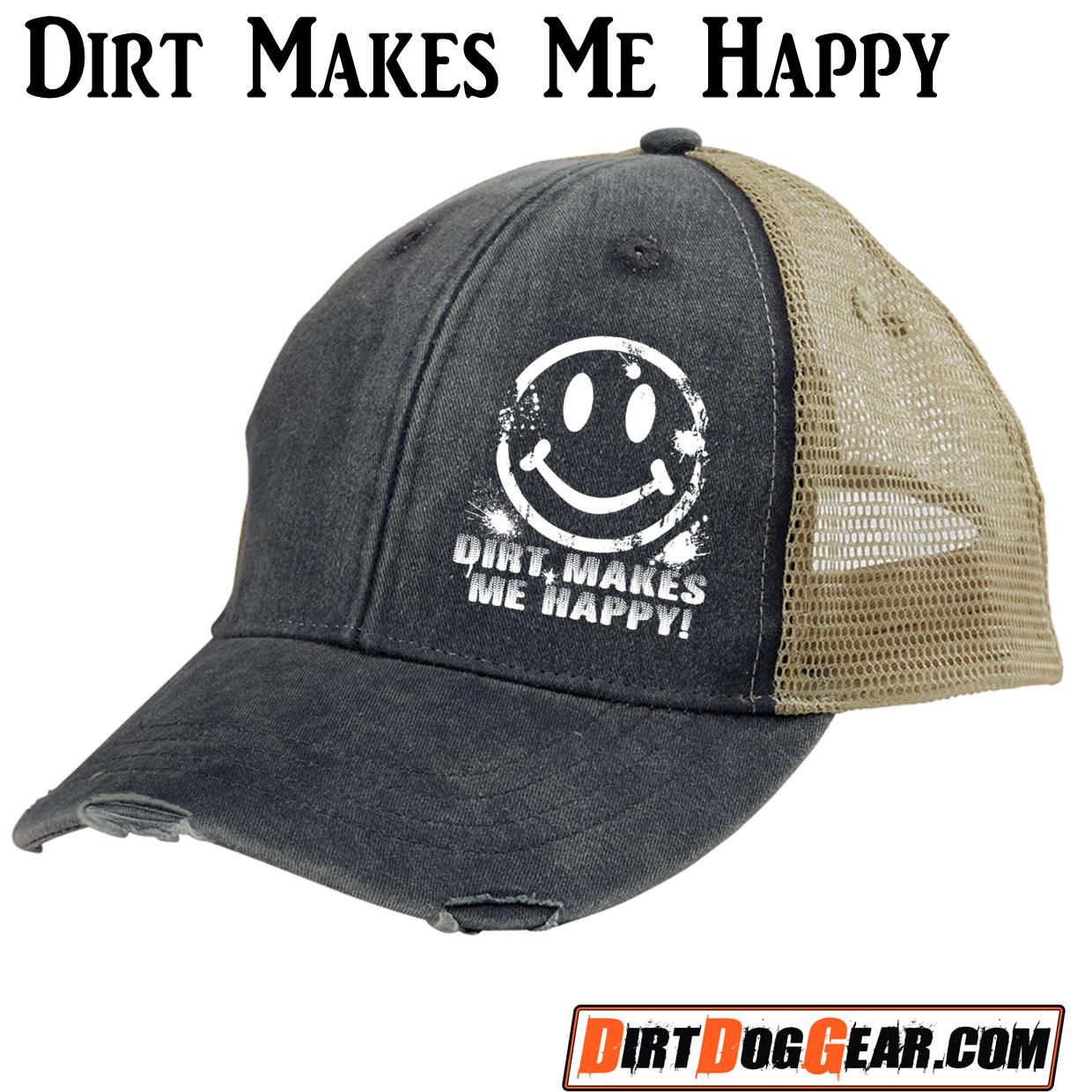 Hat 1 - Distressed Trucker Snapback