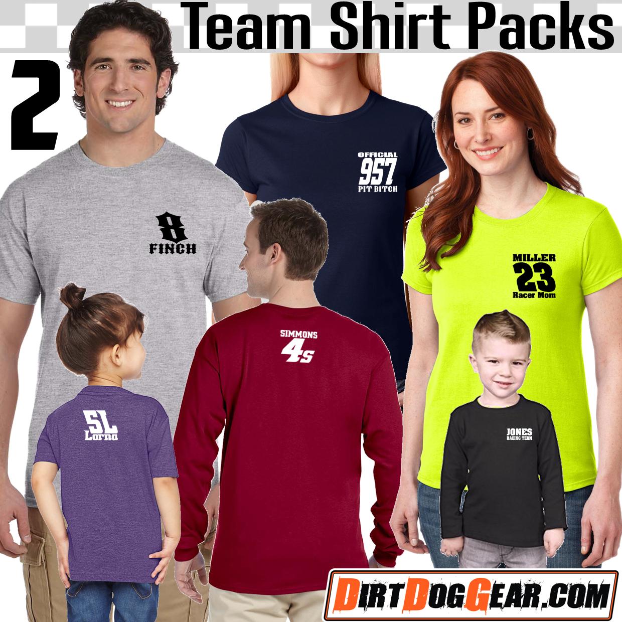 Team Packs - Group 2 Shirts
